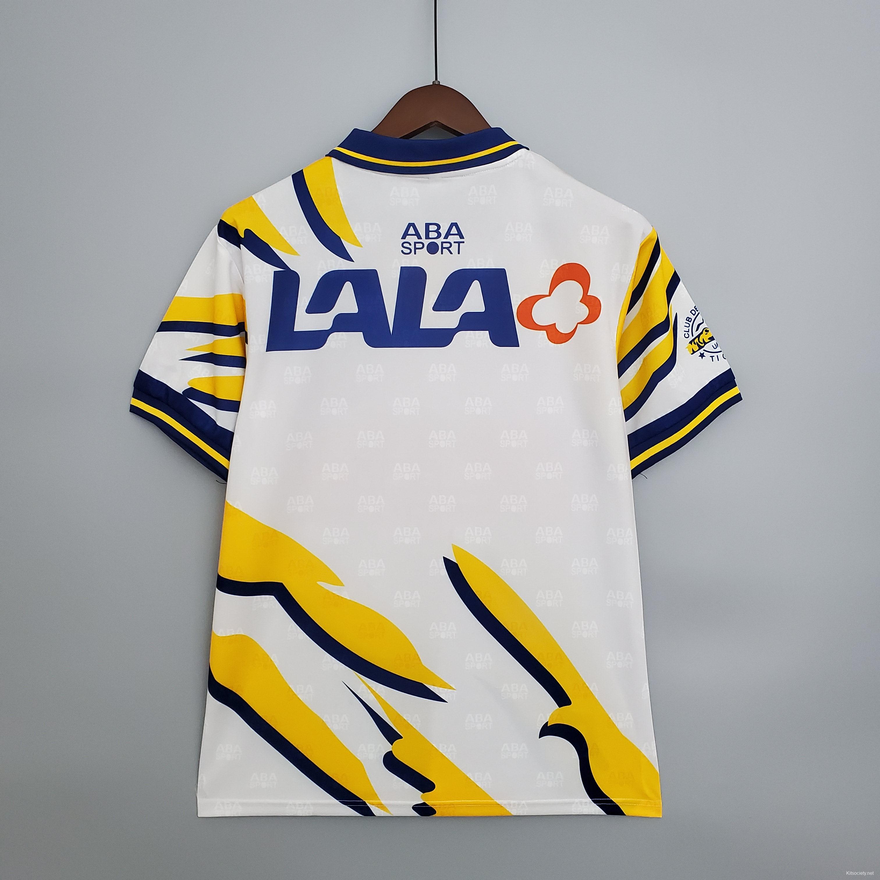 Retro 95/96 Tigres UANL Away White Jersey - Kitsociety