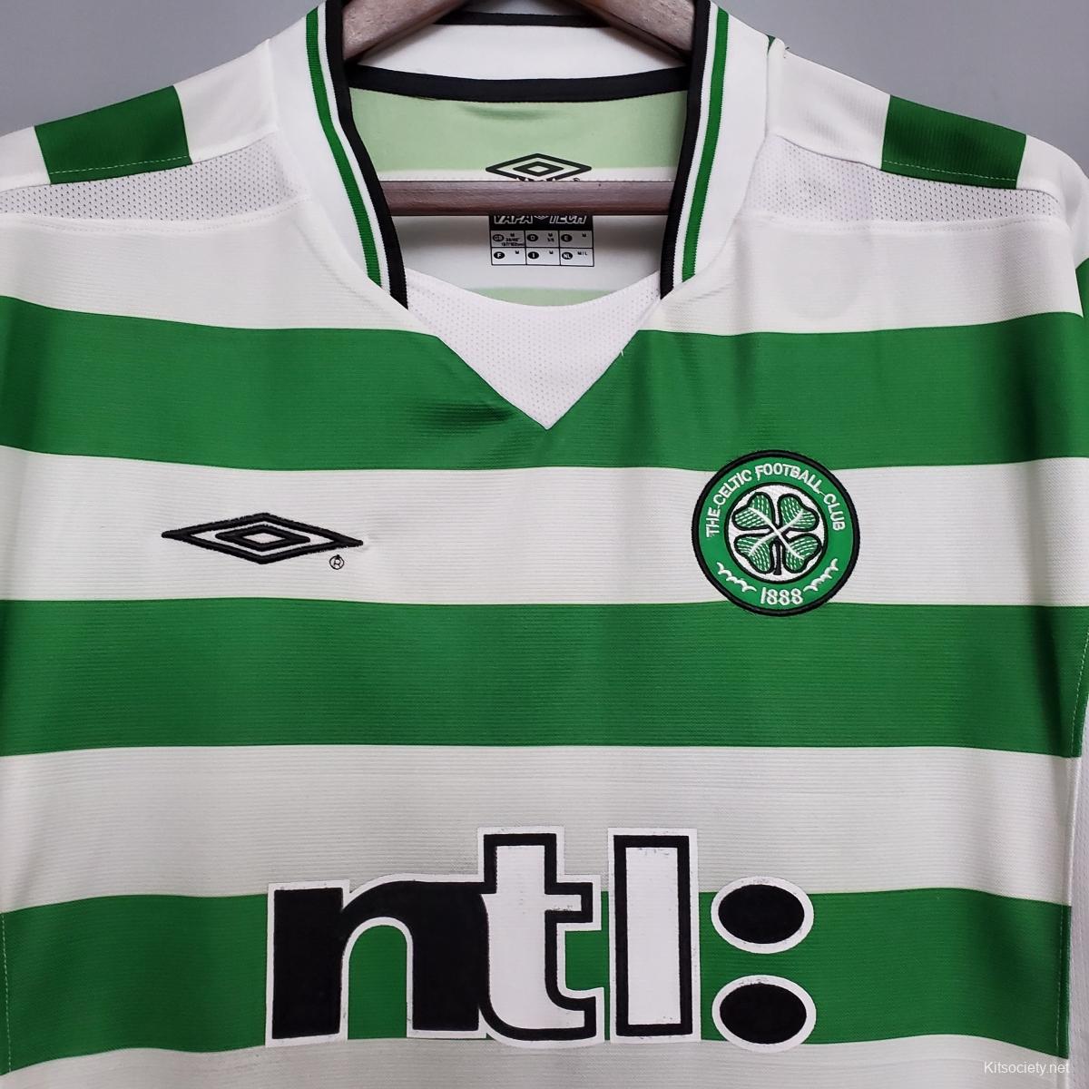 Retro 01/03 Celtic home Soccer Jersey - Kitsociety