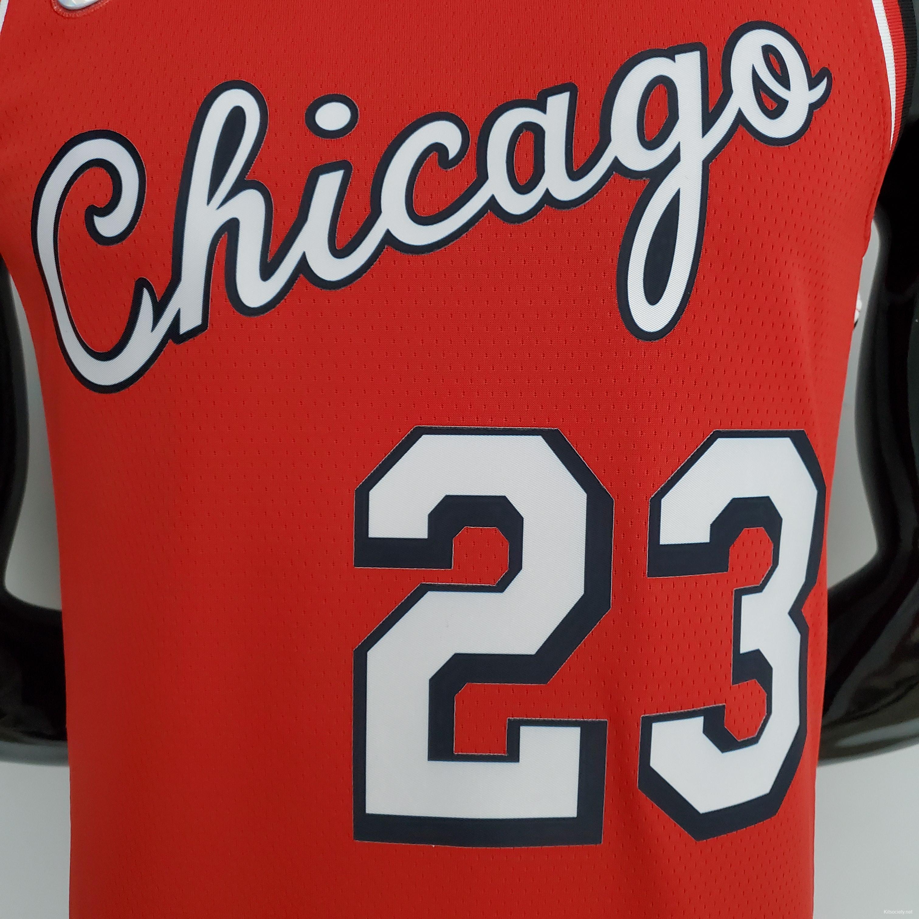2022 City Edition Chicago Bulls Red #23 NBA Jersey-311,Chicago Bulls