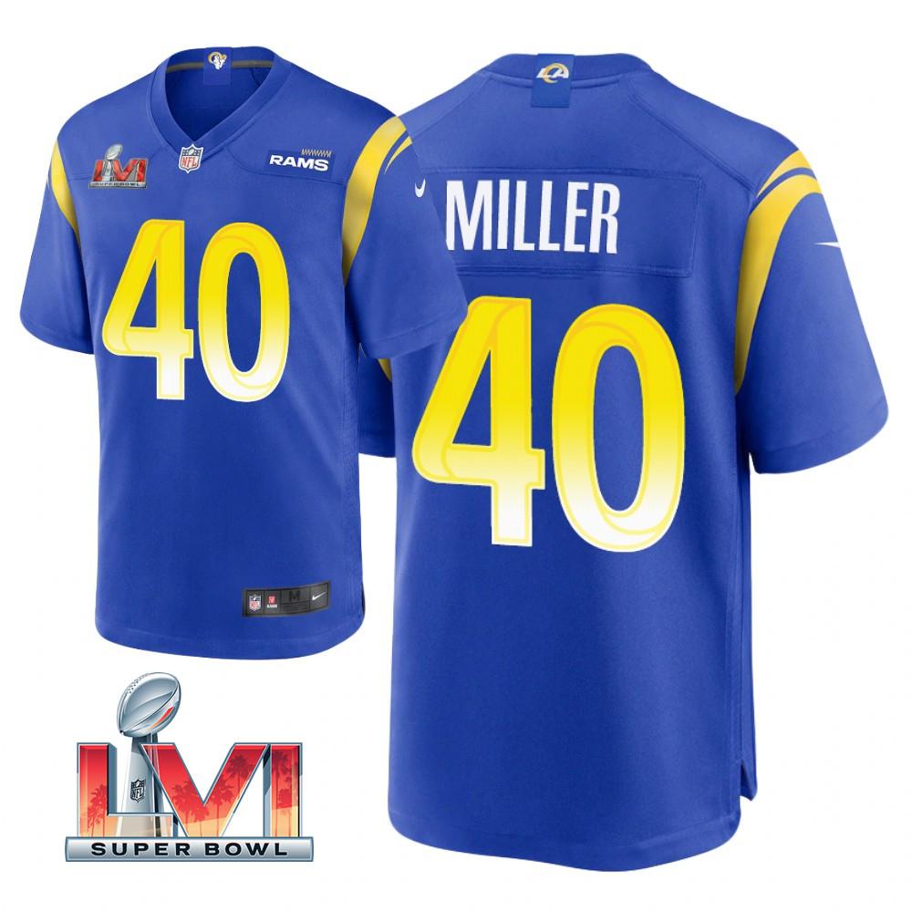 Youth Von Miller Royal Super Bowl LVI Bound Patch Limited Jersey -  Kitsociety
