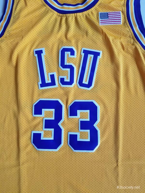 Shaquille O'Neal LSU Jersey - Yellow