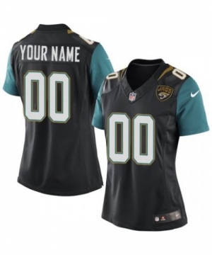 Jacksonville Jaguars Nike Game Team Jersey - Teal - Custom - Womens