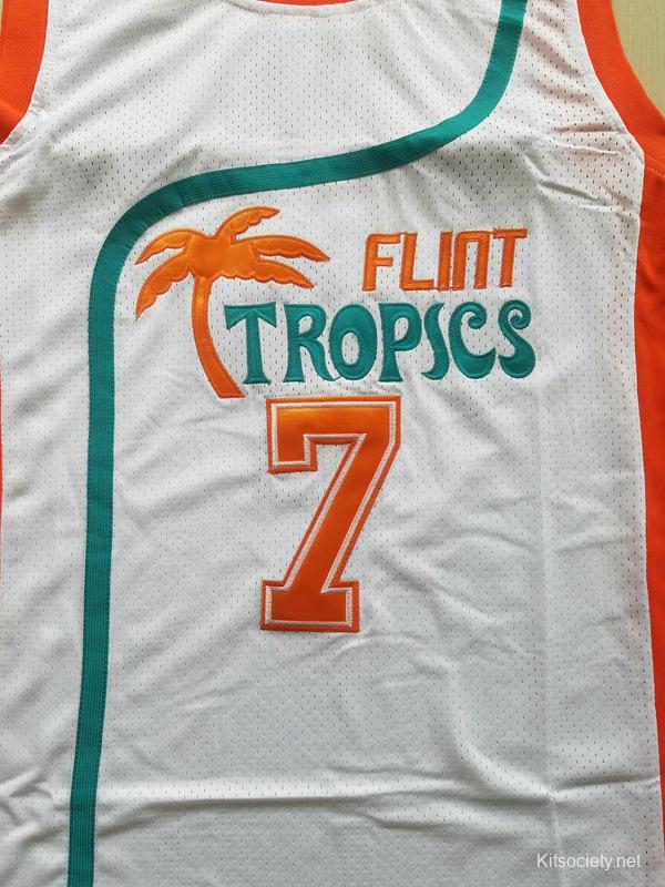 : TUEIKGU #7 Coffee Black Flint Tropics Basketball Jersey for Men  90S Hip Hop Clothing for Party (Green7, Small) : Sports & Outdoors