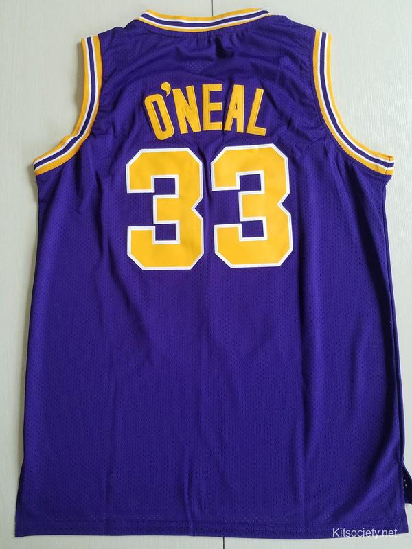 Shaquille O'Neal 33 LSU College Purple Basketball Jersey - Kitsociety