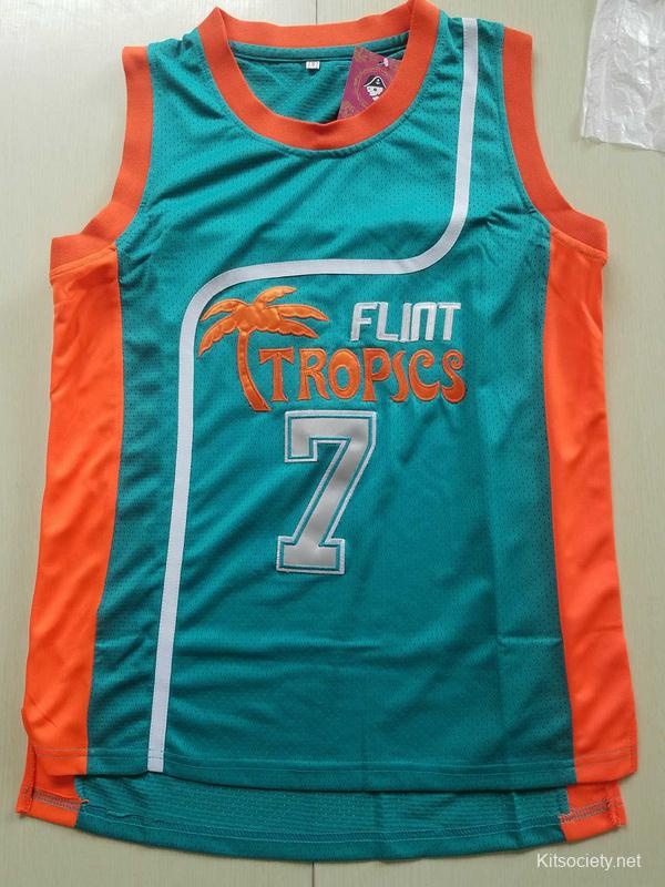 Flint Tropics 7 Coffee Black Basketball Jersey Semi Pro Team New -  Kitsociety