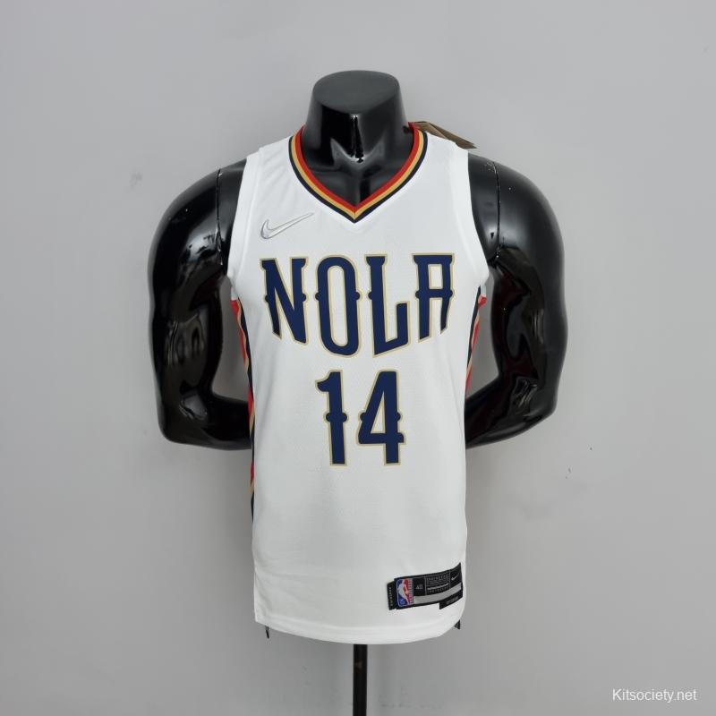 2022 New Orleans Pelicans Ingram#14 City Edition Williams #1 White NBA  Jersey - Kitsociety