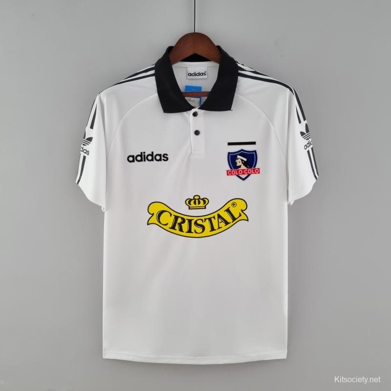 Retro 1996 Colo Colo Home Soccer Jersey