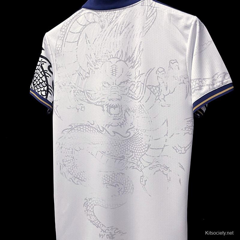 23-24 Kids Real Madrid Special Edition White Dragon Jersey Size 16-28 -  Kitsociety