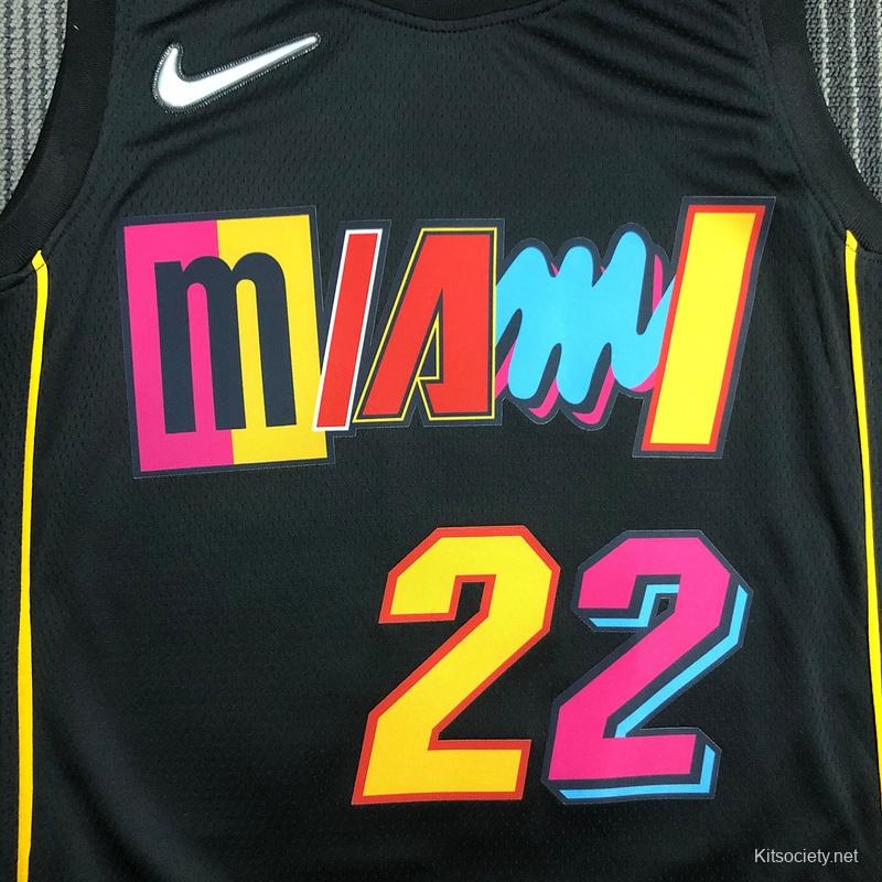 Nike NBA Miami Heat City Edition Jimmy Butler 22 Dri-Fit Swingman Jersey Black