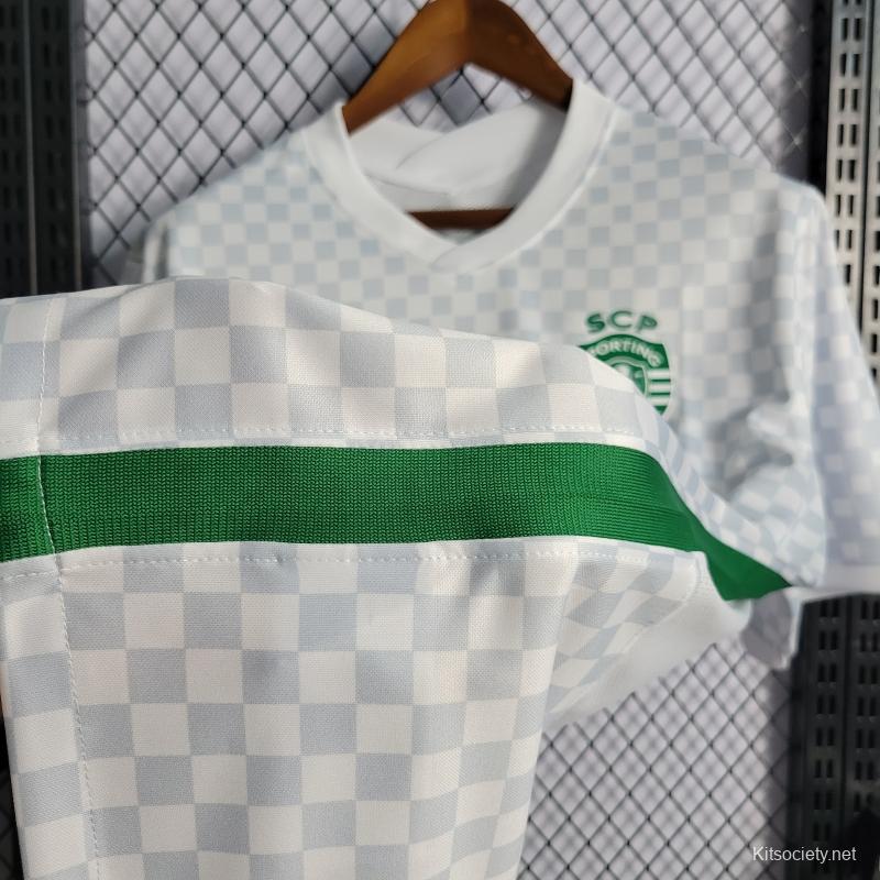 22 23 Sporting Lisbon Away Soccer Jersey - Kitsociety