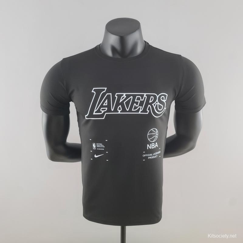 2022 NBA Lakers Black T-Shirts #K000222 - Kitsociety