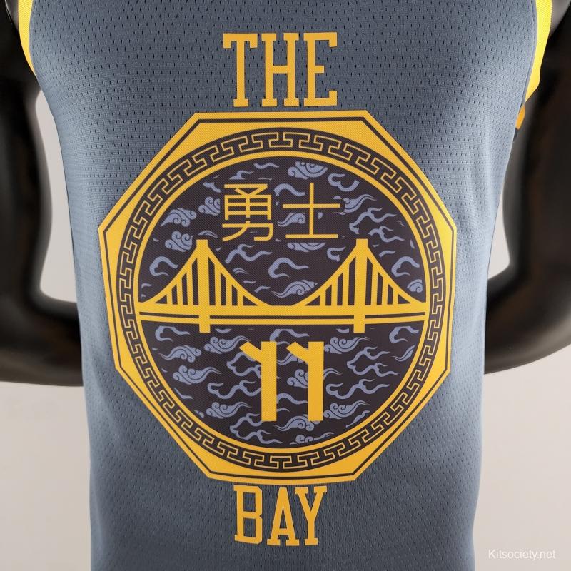 2018 YOUNG #6 Golden State Warriors Grey NBA Jersey - Kitsociety