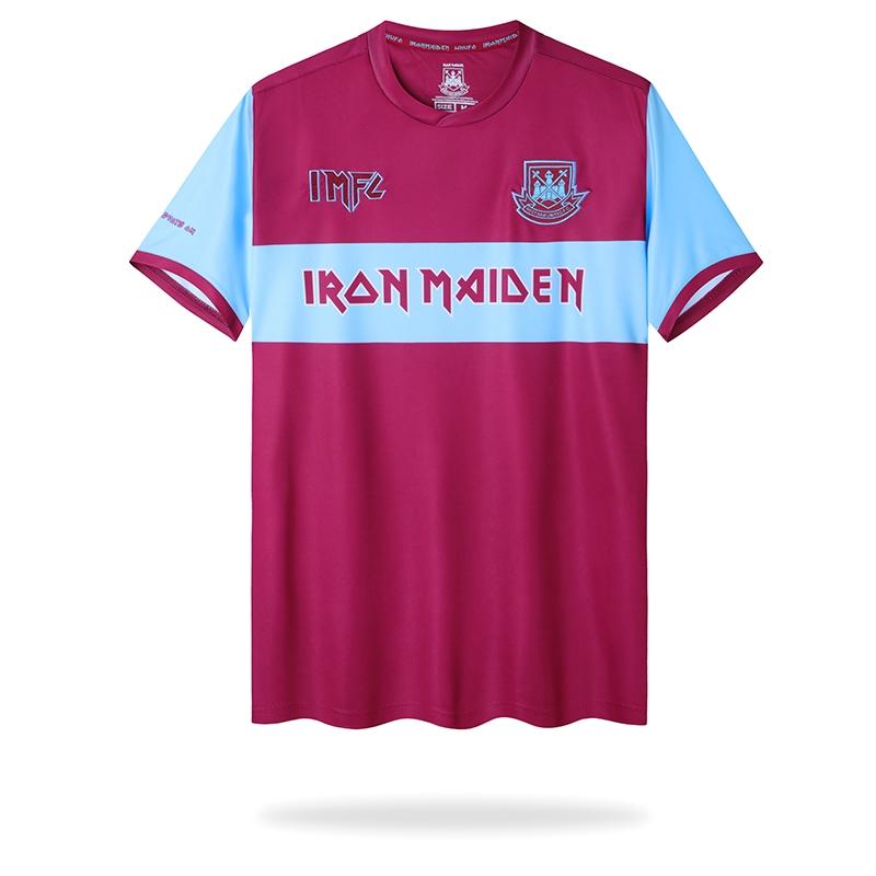 Retro 22/23 Iron Maiden X West Ham Navy Jersey - Kitsociety