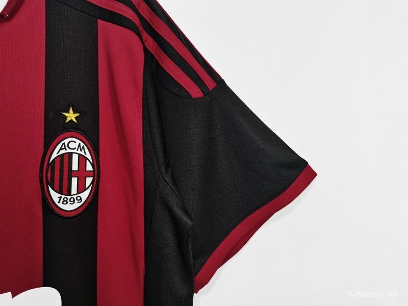 Retro 93/94 AC Milan home Soccer Jersey - Kitsociety