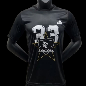 22/23 Colo Colo Commemorative Edition Black Gold Soccer Jersey - Kitsociety