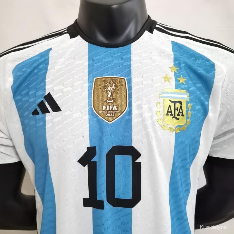 argentina world cup jersey 3 stars
