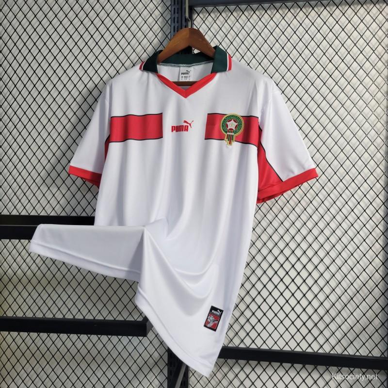 2022 Morocco Away Soccer Jersey - Kitsociety