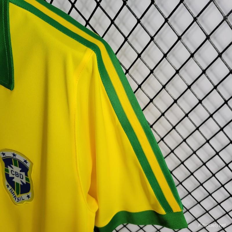 Brazil Retro Jersey Home World Cup 1994