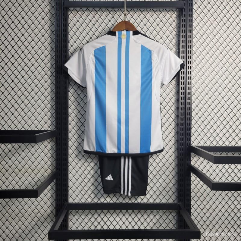 ARGENTINA THREE STAR 2023 WOMEN'S MESSI HOME JERSEY