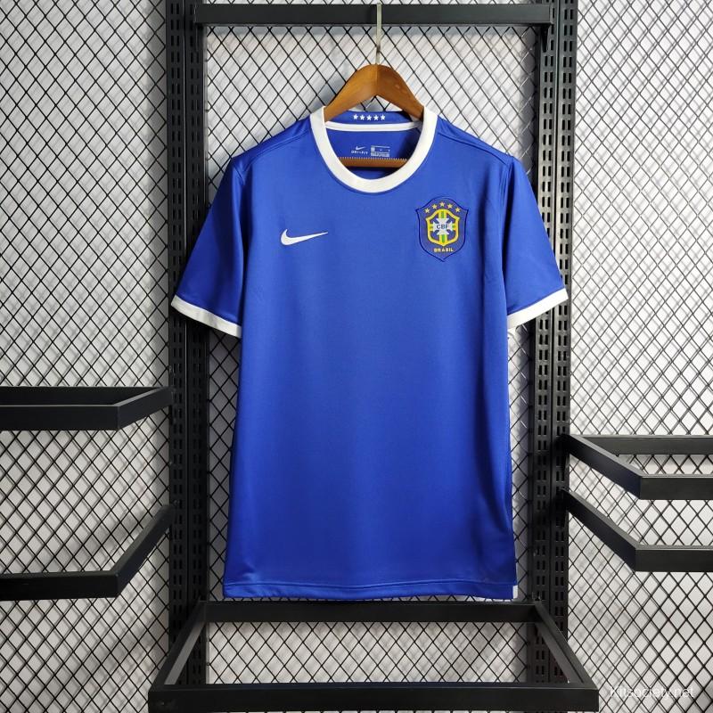 Retro 1998 Brazil Away Soccer Jersey