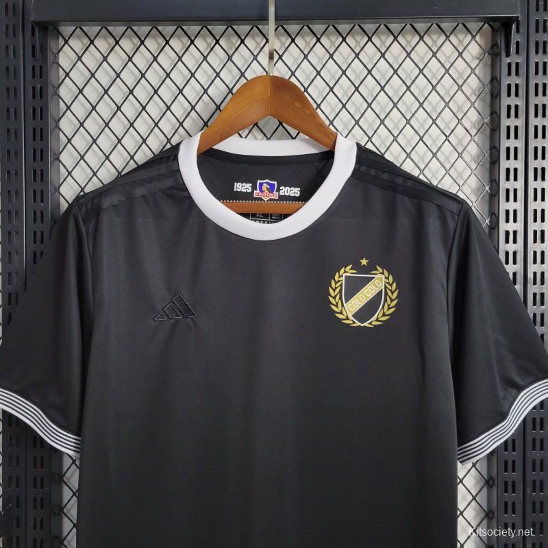 22/23 Colo Colo Commemorative Edition Black Gold Soccer Jersey - Kitsociety