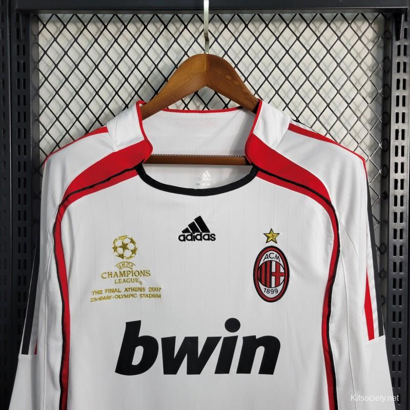 AC Milan retro soccer jersey 2006-2007