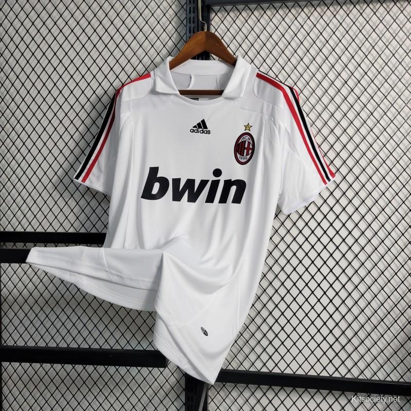 Retro 09/10 AC Milan Away White Jersey - Kitsociety