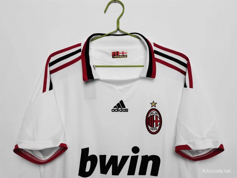 Retro 09/10 AC Milan Away White Jersey - Kitsociety