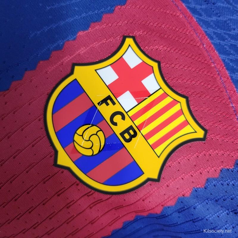 Nike Barcelona 23/24 Long Sleeve Home Jersey