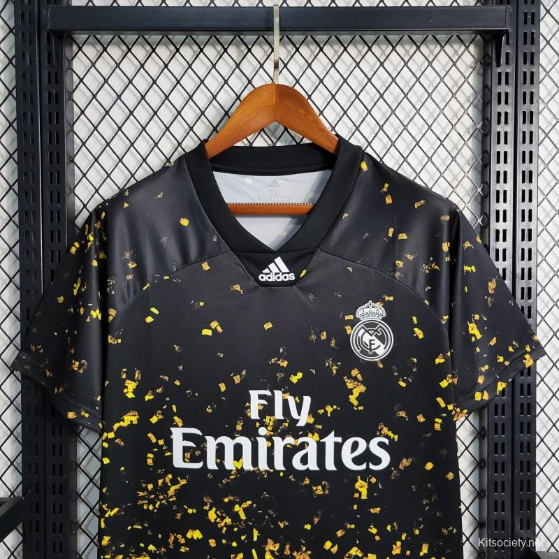 Retro 20-21 Real Madrid Special Edition Black Gold Jersey - Kitsociety