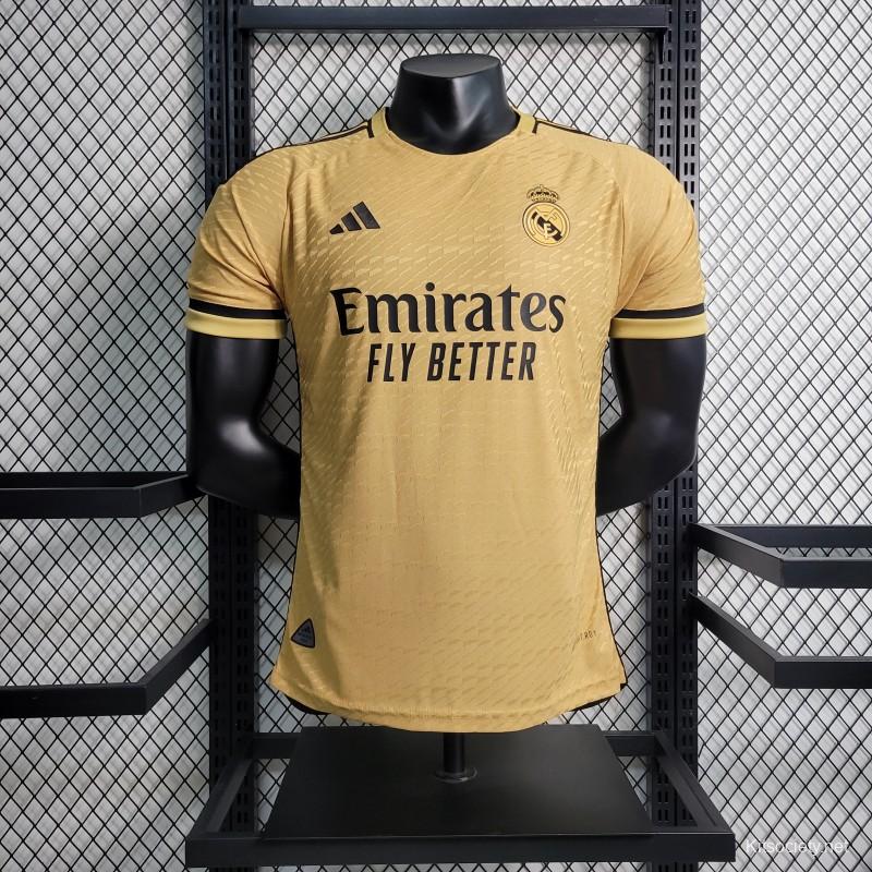 23/24 Real Madrid Orange Goalkeeper Jersey - Kitsociety