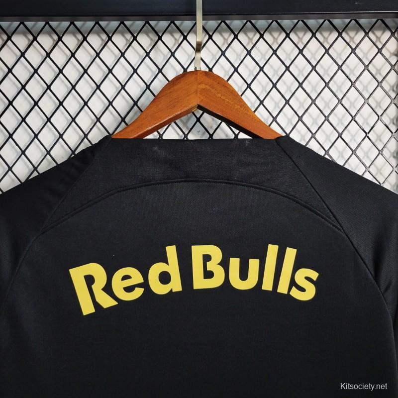23-24 New York Red Bulls Red Black Training Jersey - Kitsociety
