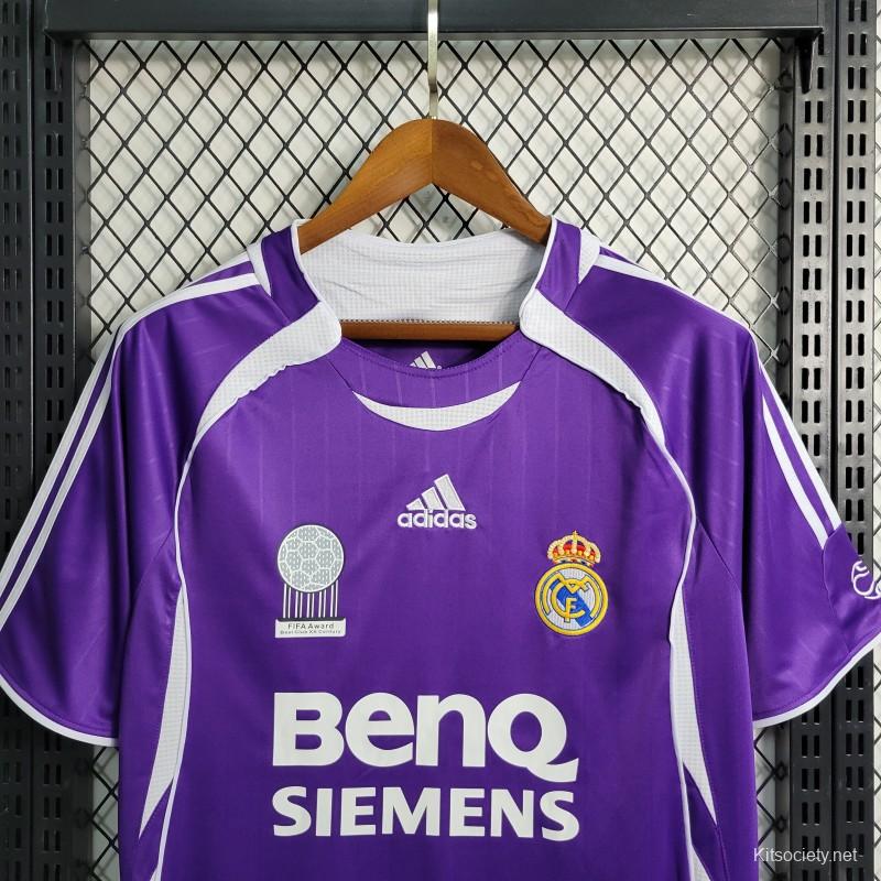 Real Madrid Retro Jersey 2006 - 2007 / Soccer Football Classic Jersey Retro