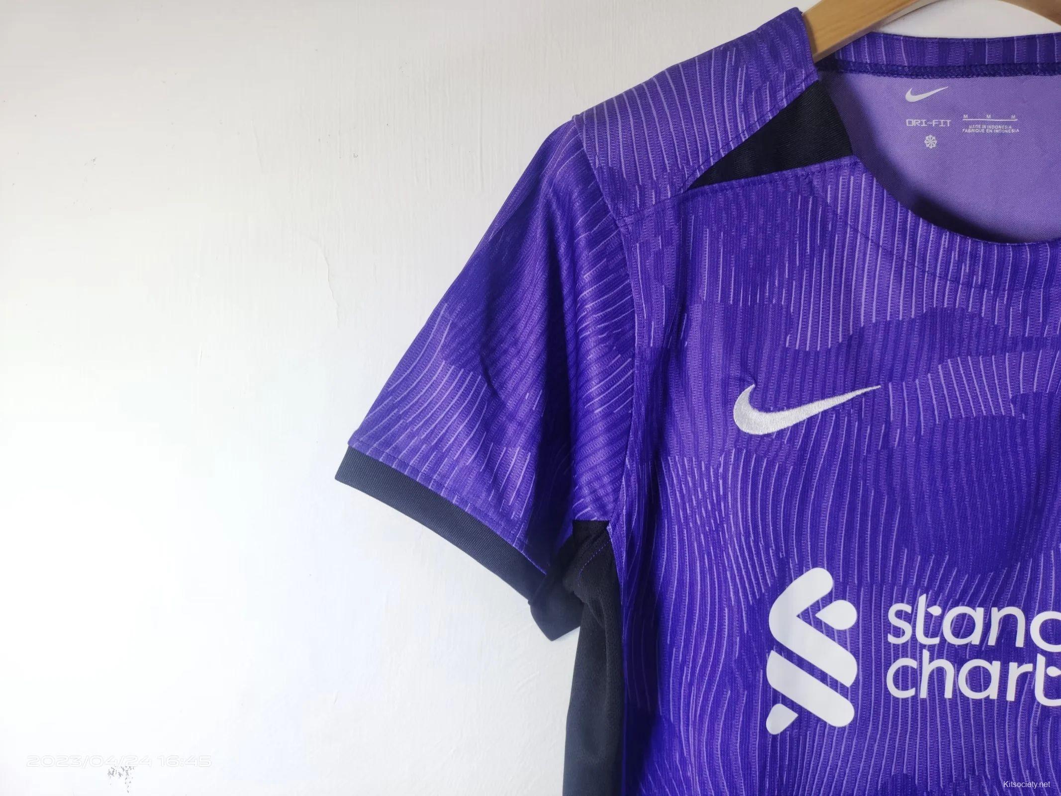 23/24 Liverpool Third Purple Jersey - Kitsociety