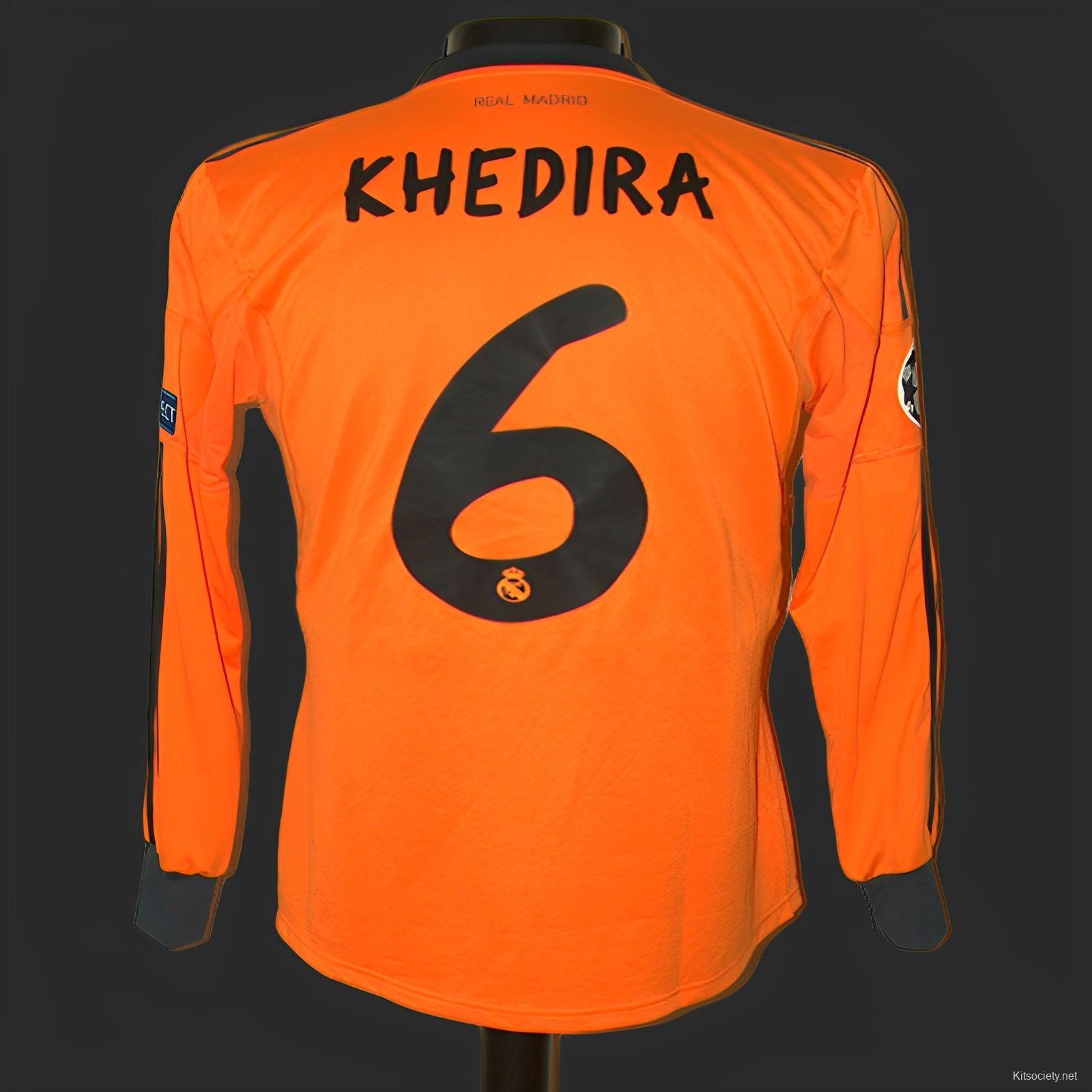 Retro 13/14 Real Madrid Third Orange Jersey Worn By Ronaldo - Kitsociety