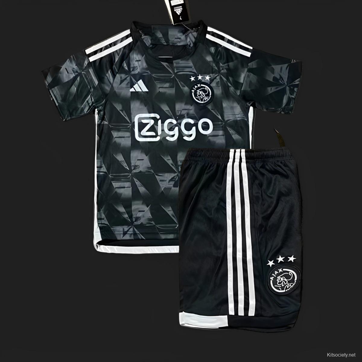 adidas Ajax 23/24 3rd Jersey - Black / Silver