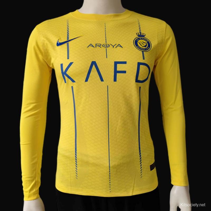 Al Nassr Home Men's Jersey 22/23- Player Issue – Complete Kitz