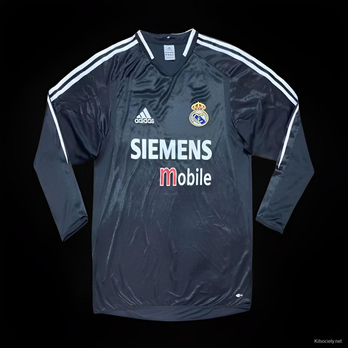 Shirts  Real Madrid Vintage Blue Siemens Mobile Soccer Jersey